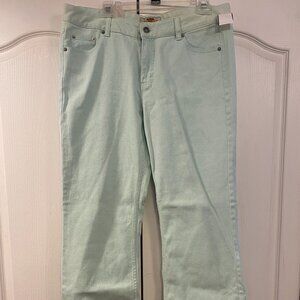 Route 66 Size 16 Mint Green Bootcut Jeans